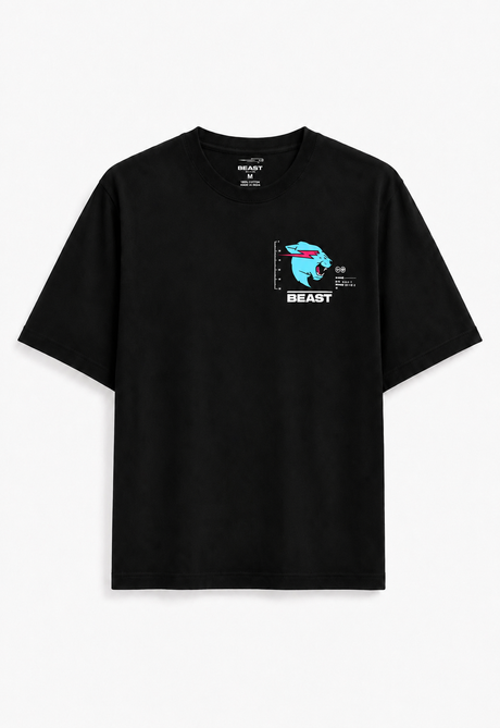 Official MrBeast Kids Particle T-shirt in black