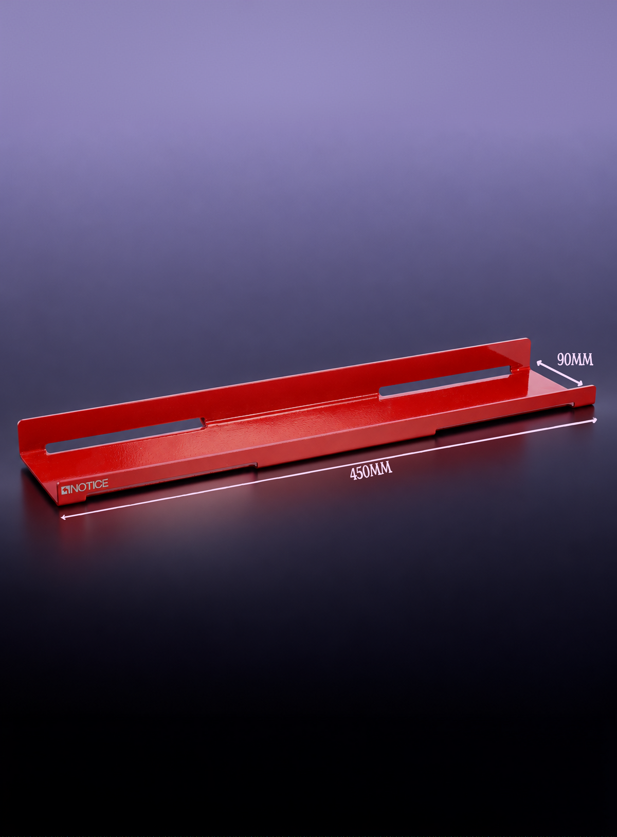 Ledge in red by Notice