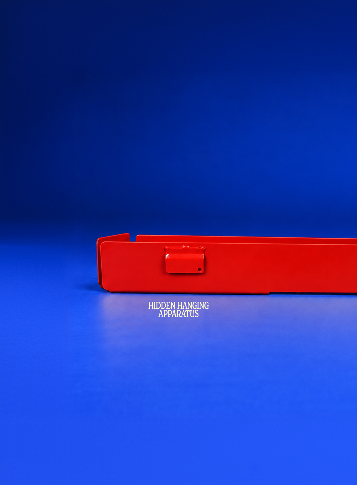 Notice Shelf in red by Notice
