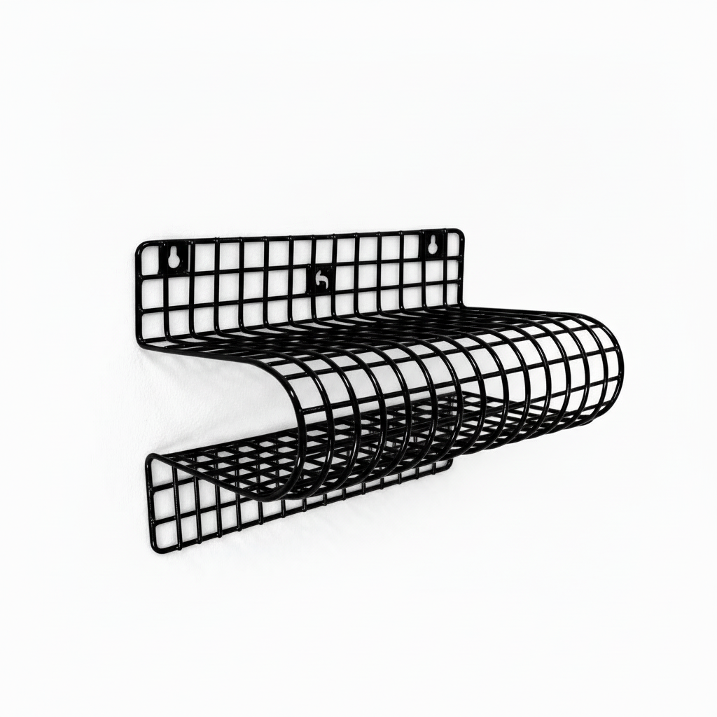 Mesh Shelf in black by Notice