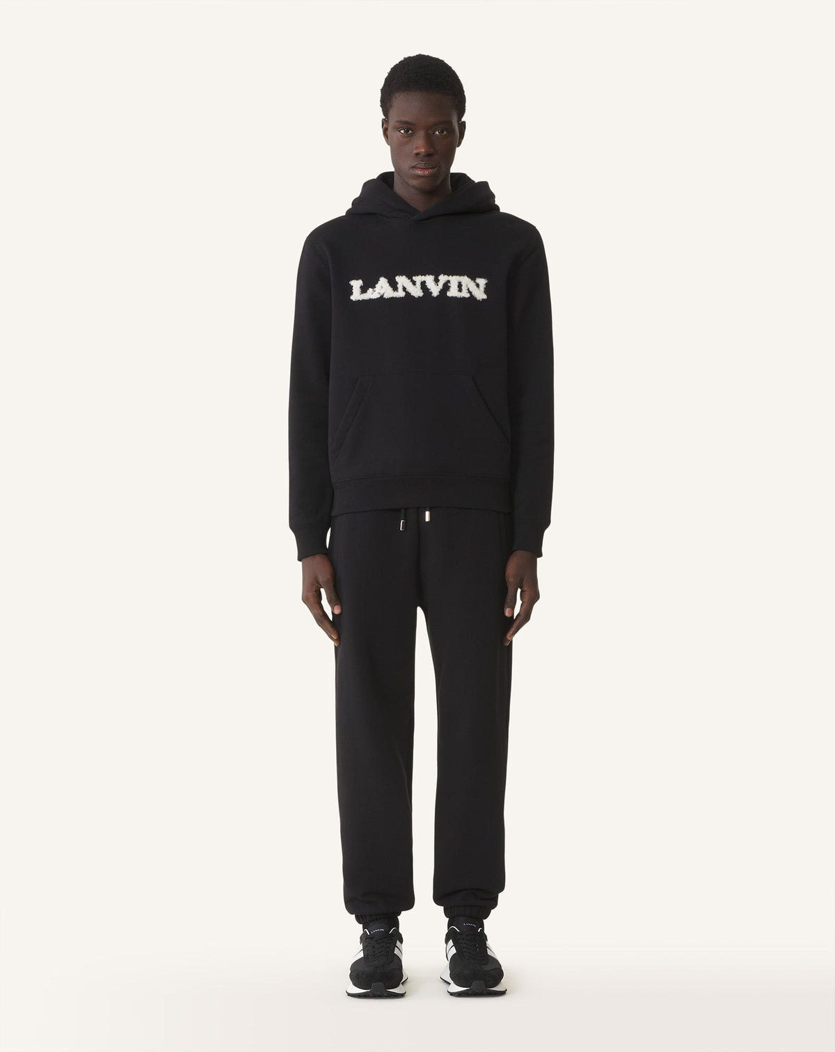 Fleece Jogger Pants - Black