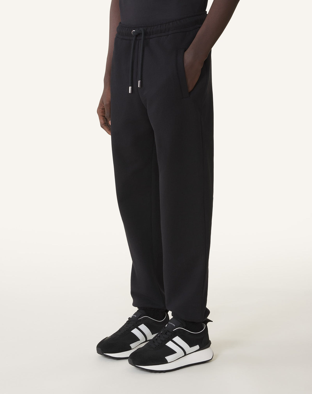 Fleece Jogger Pants - Black