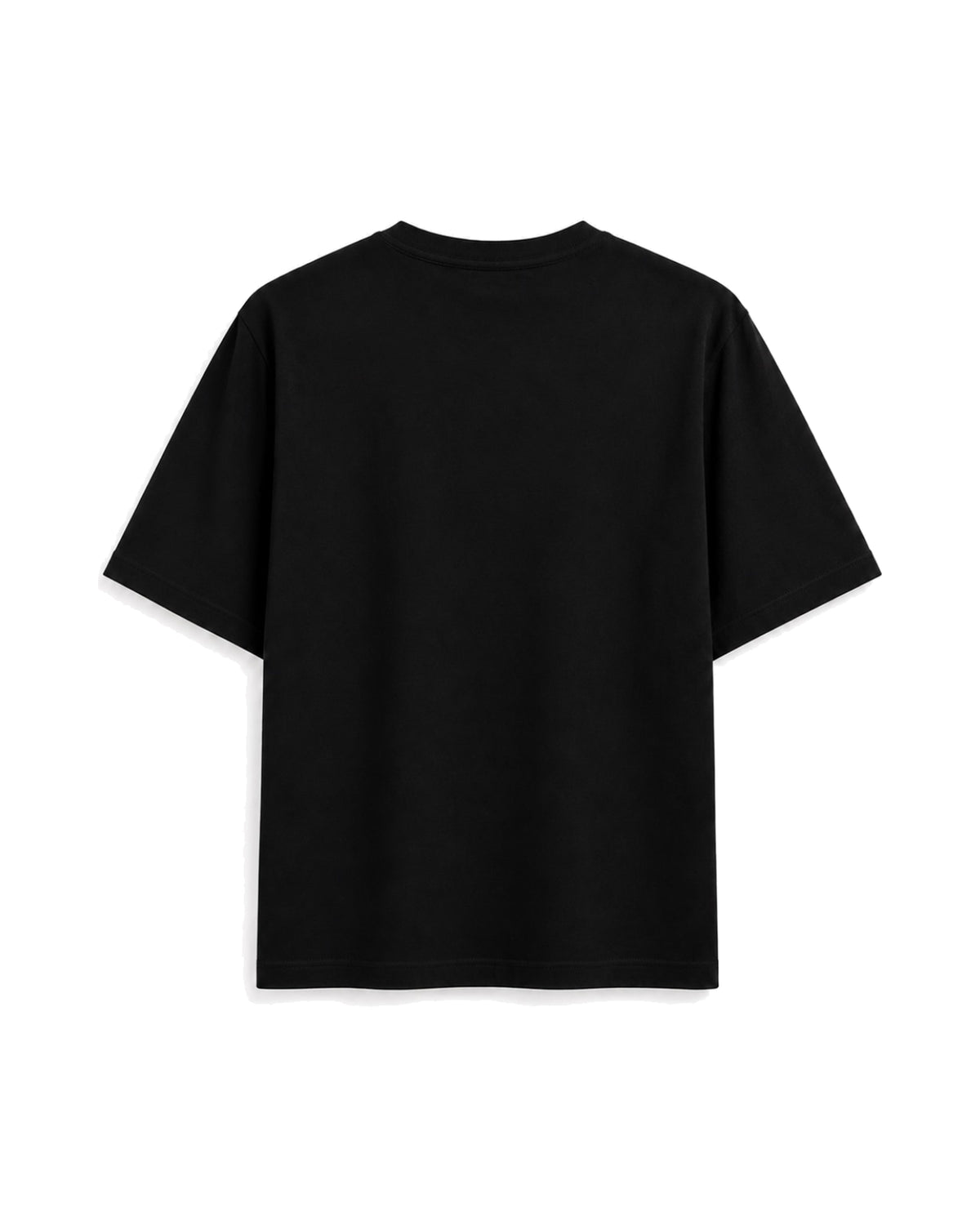 Official MrBeast Bolt T-shirt in black, flat lay, back