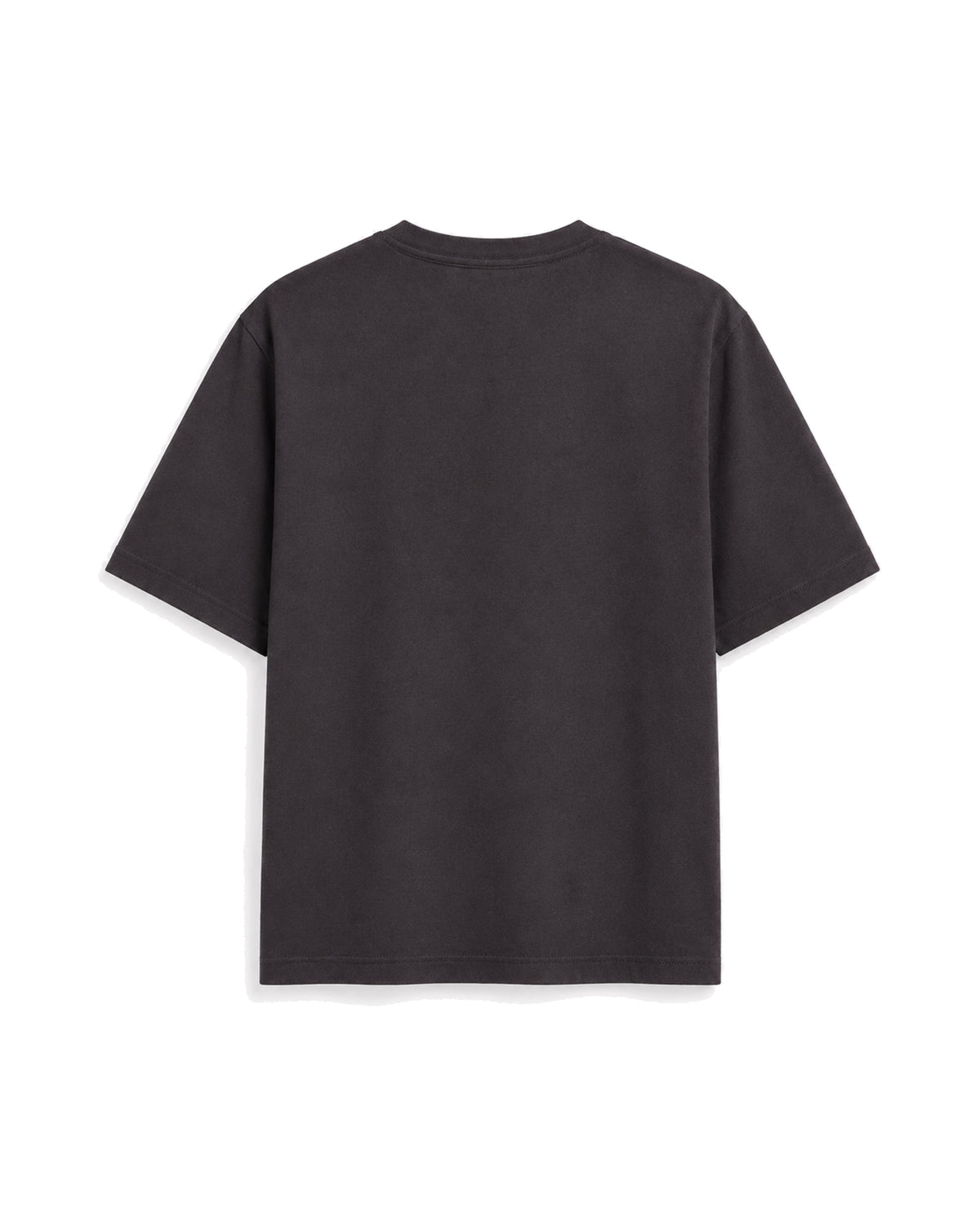 Official MrBeast Cyber Grid T-shirt in grey, flat lay, back