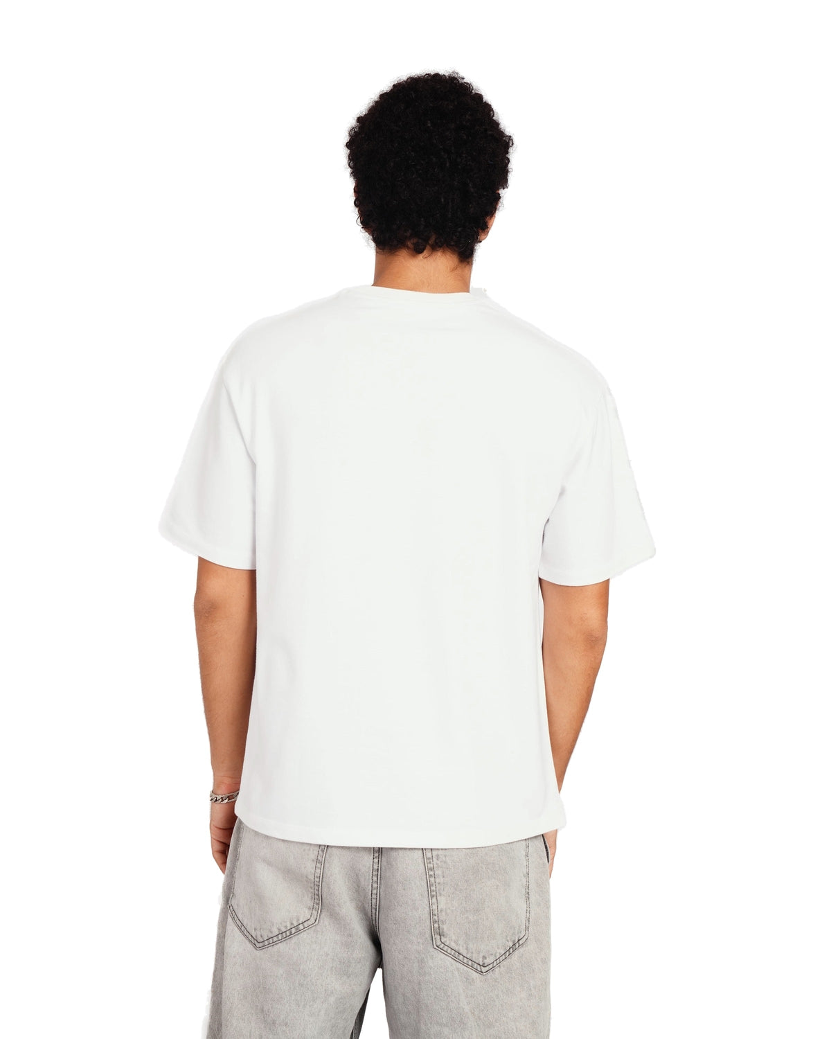 Official MrBeast Drip Panther T-shirt in white, back view