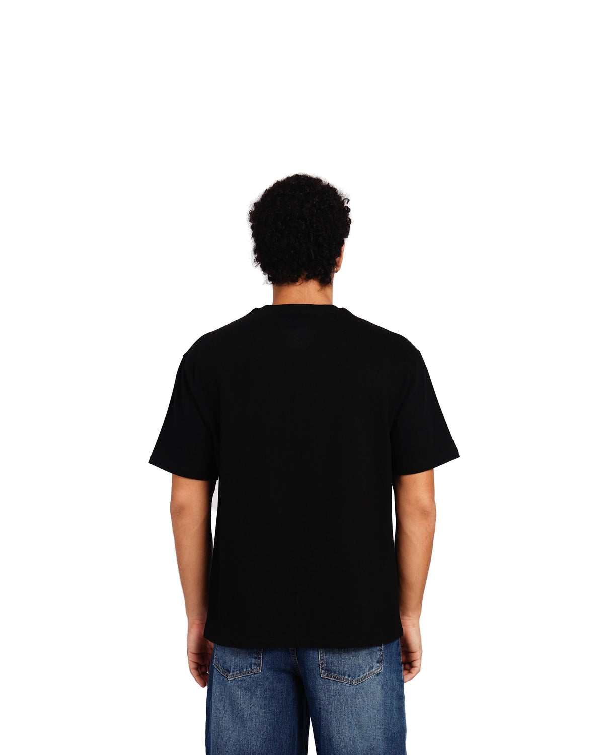 Official MrBeast Drip Panther T-shirt in black, back view