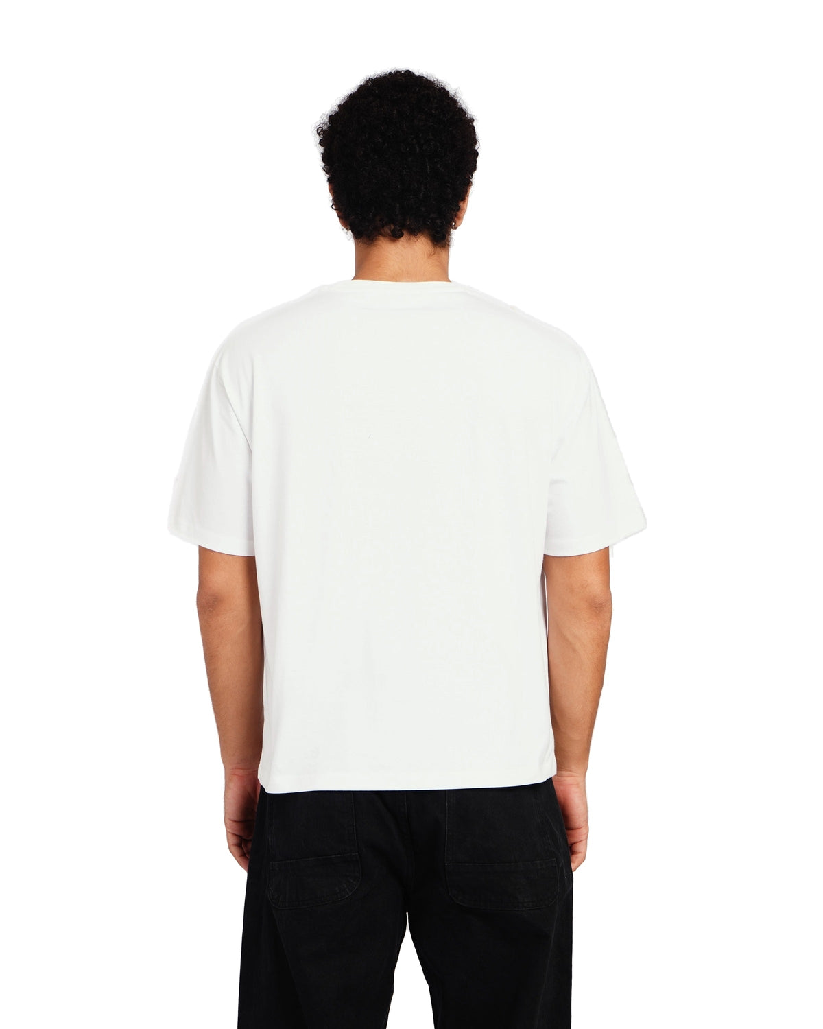 Official MrBeast Neon Panther T-shirt in white, back view