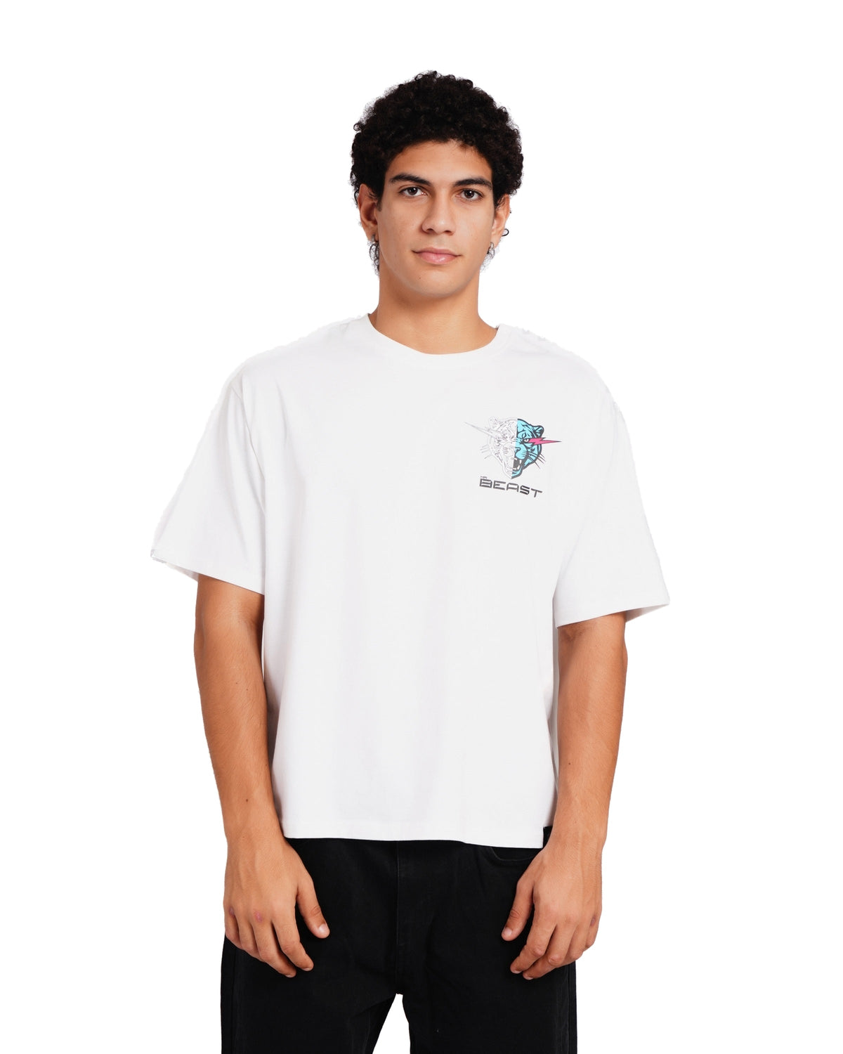 Official MrBeast Target T-shirt in white, front view