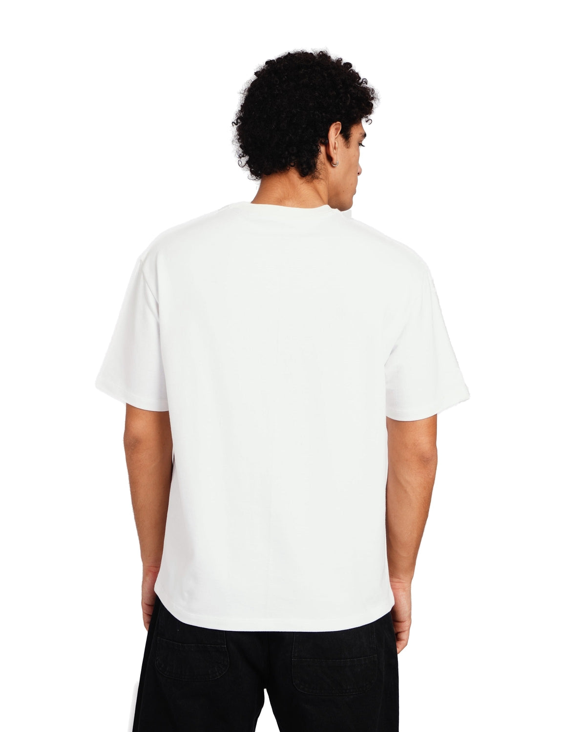 Official MrBeast Tonal T-shirt in white, back view