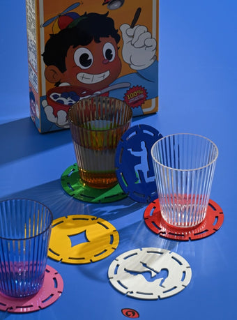POKER TAZO COASTERS