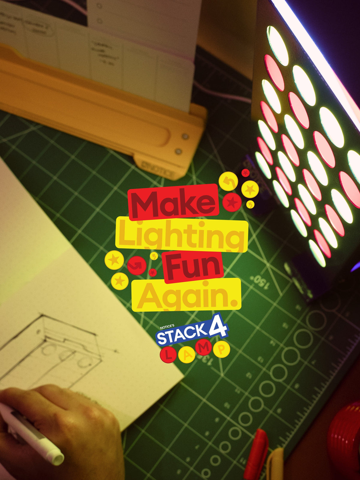 Stack 4 Lamp by Notice