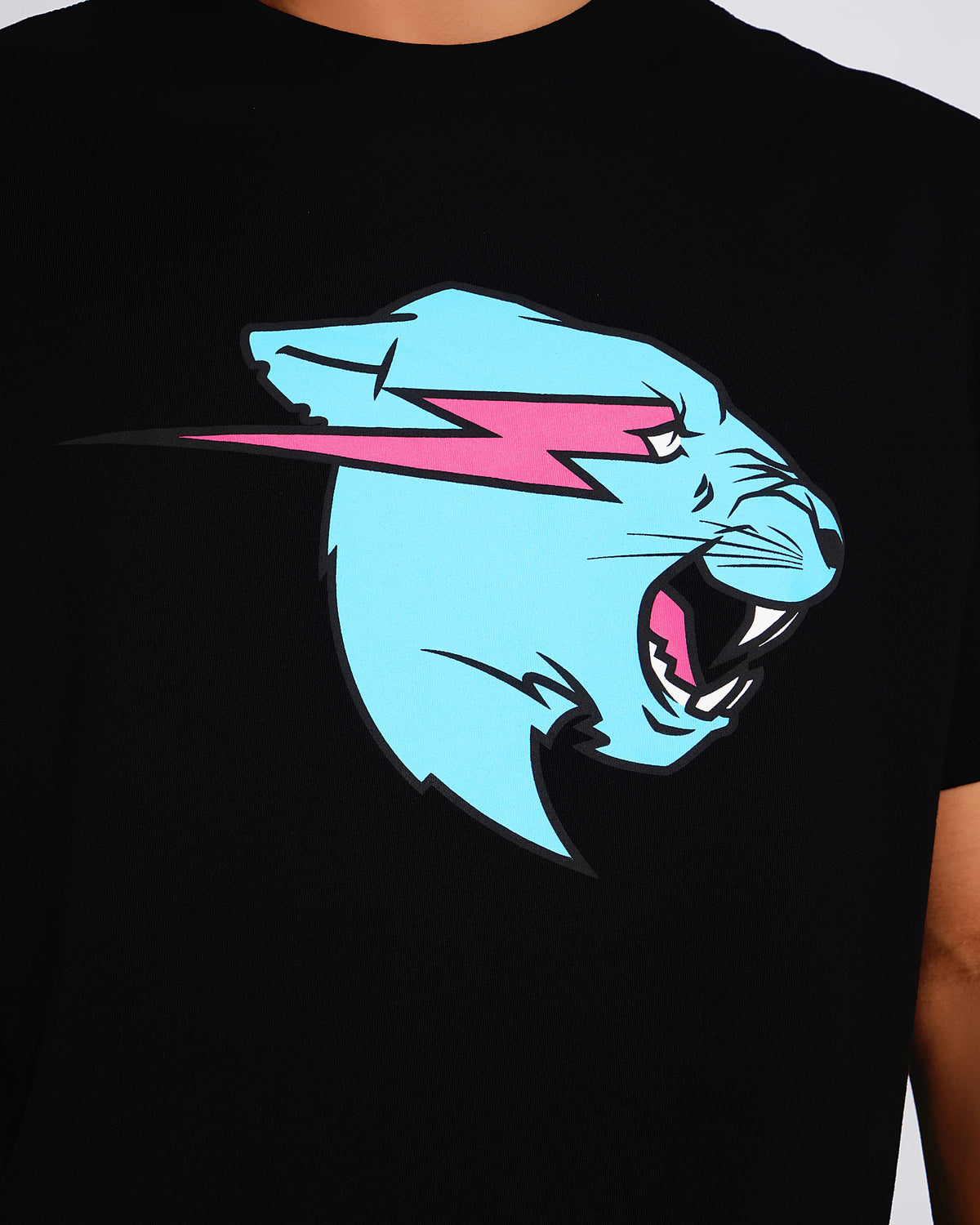 Mr Beast Neon Panther Tee