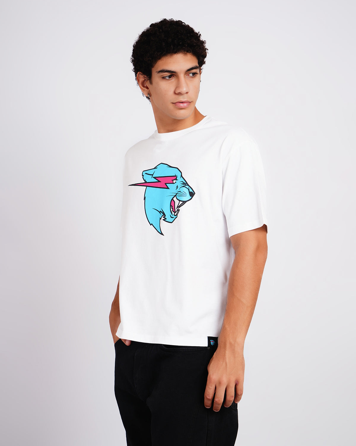 Mr Beast Neon Panther Tee