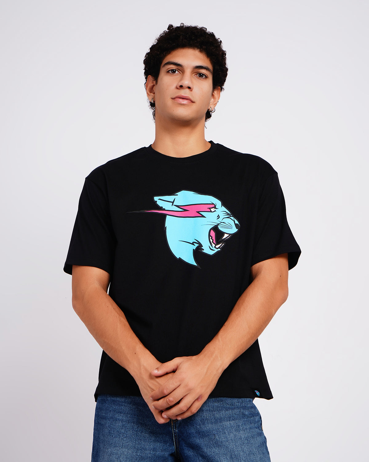 Mr Beast Neon Panther Tee