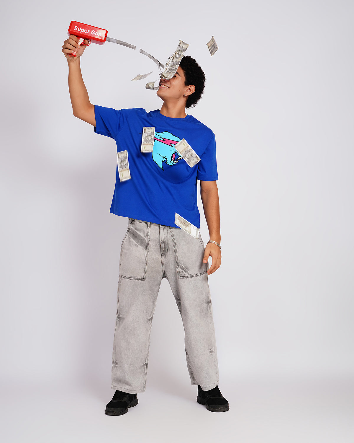 Mr Beast Neon Panther Tee