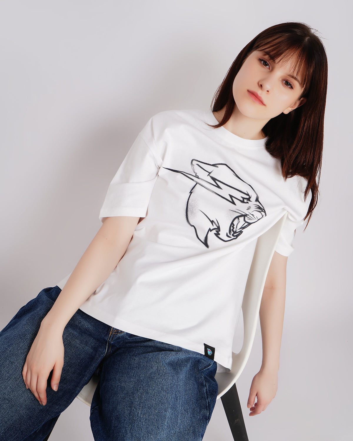 Mr Beast Sketch Panther Tee