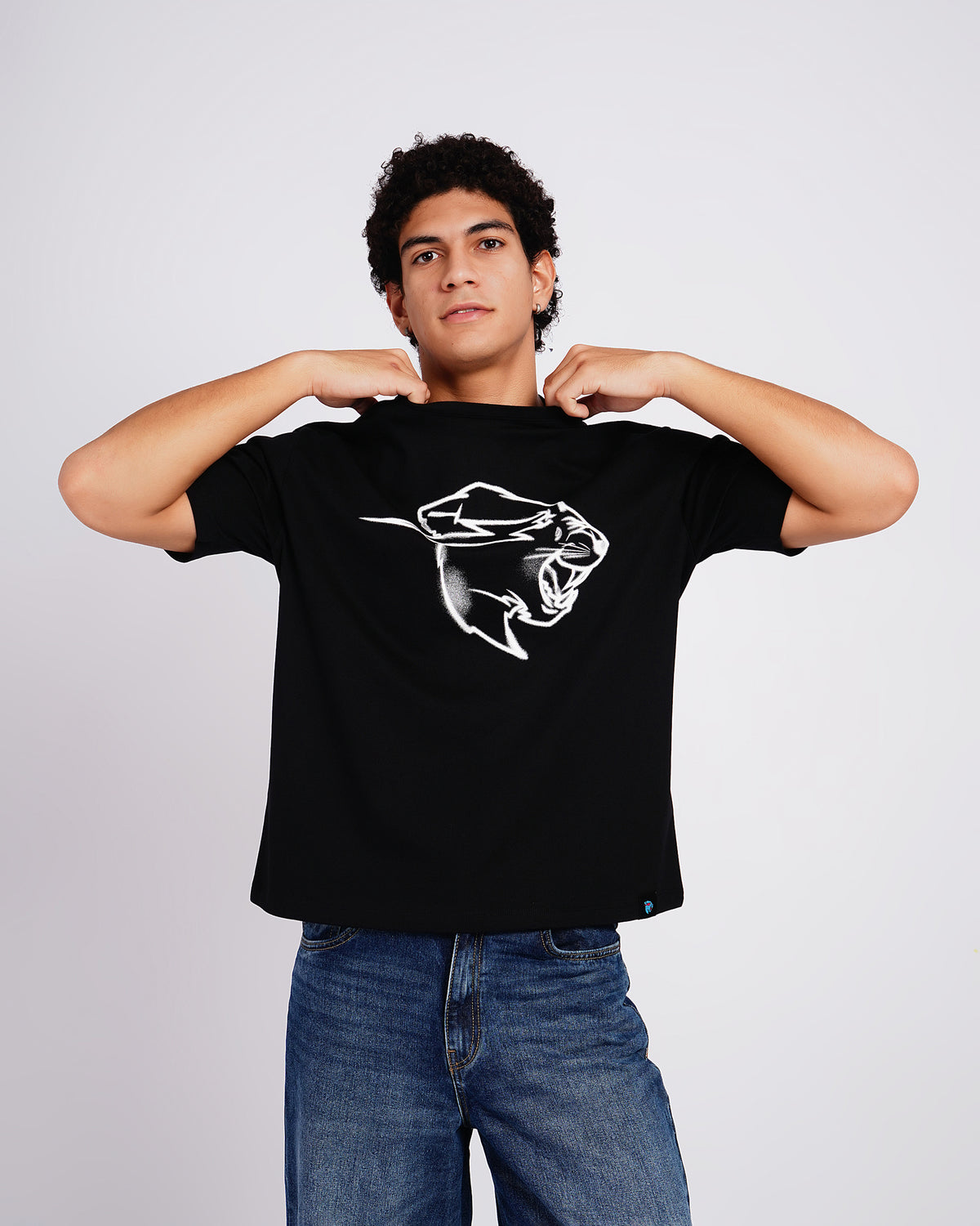 Mr Beast Sketch Panther Tee