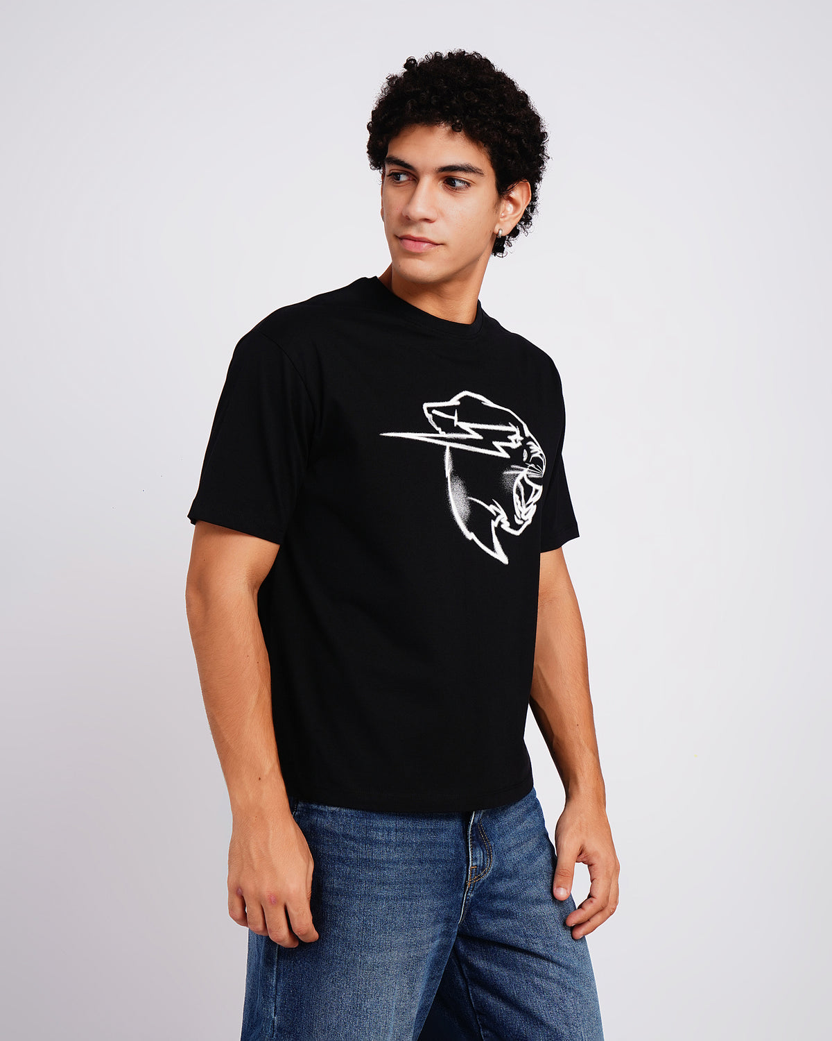 Mr Beast Sketch Panther Tee