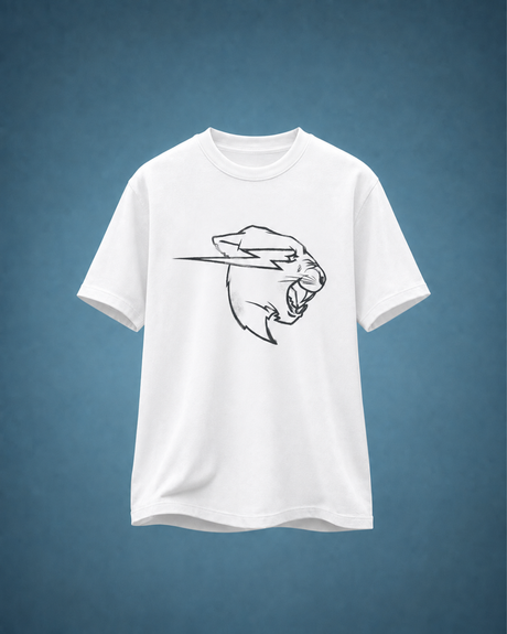 Mr Beast Sketch Panther Tee