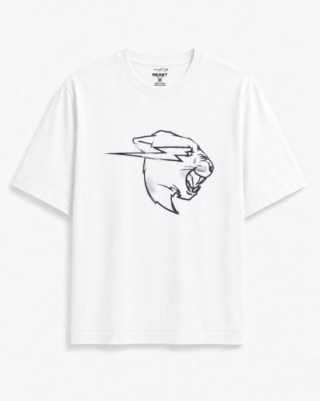 Mr Beast Sketch Panther Tee