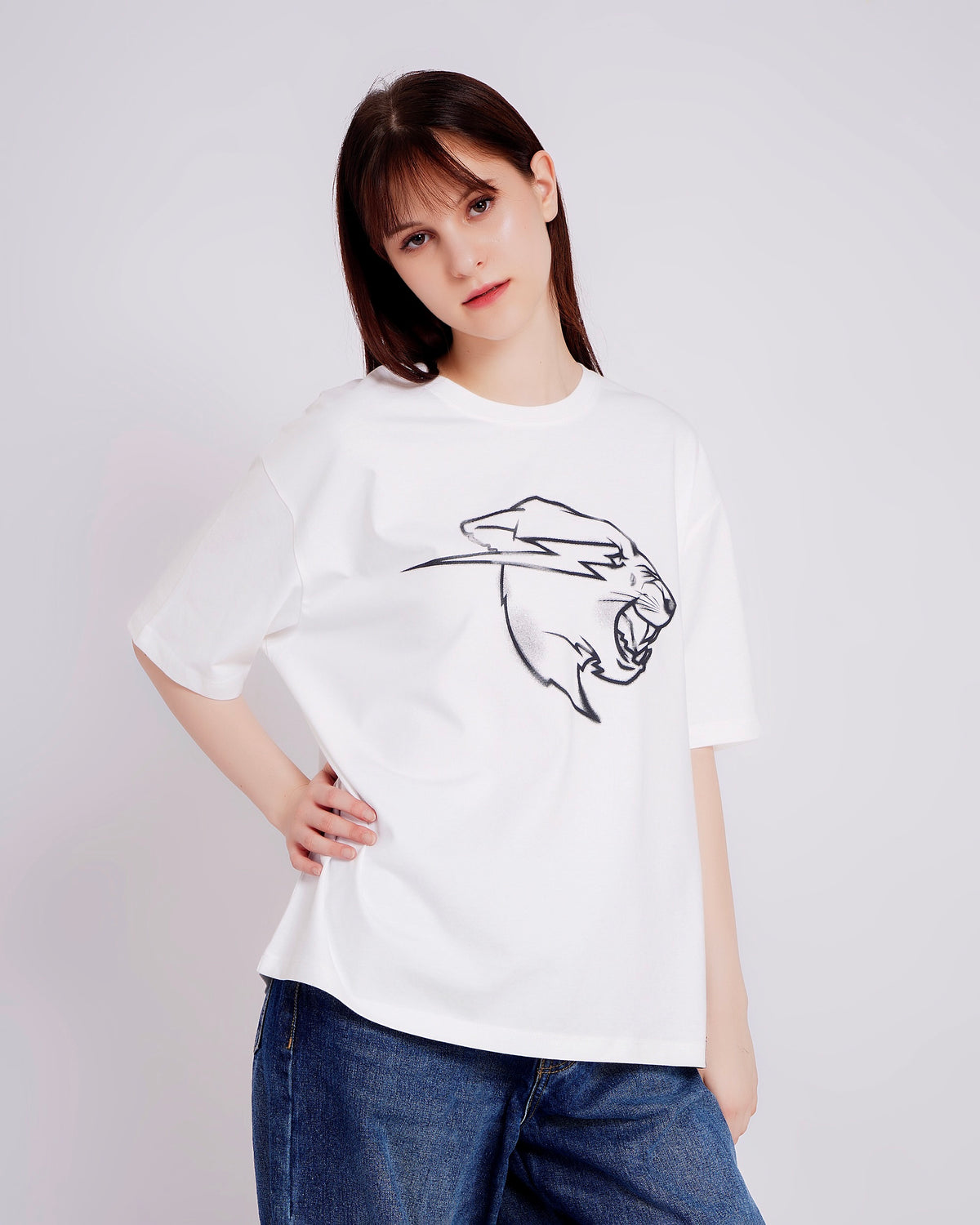 Mr Beast Sketch Panther Tee