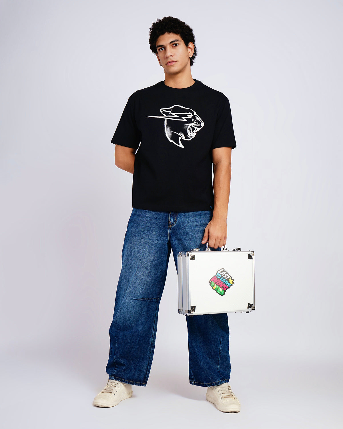 Mr Beast Sketch Panther Tee