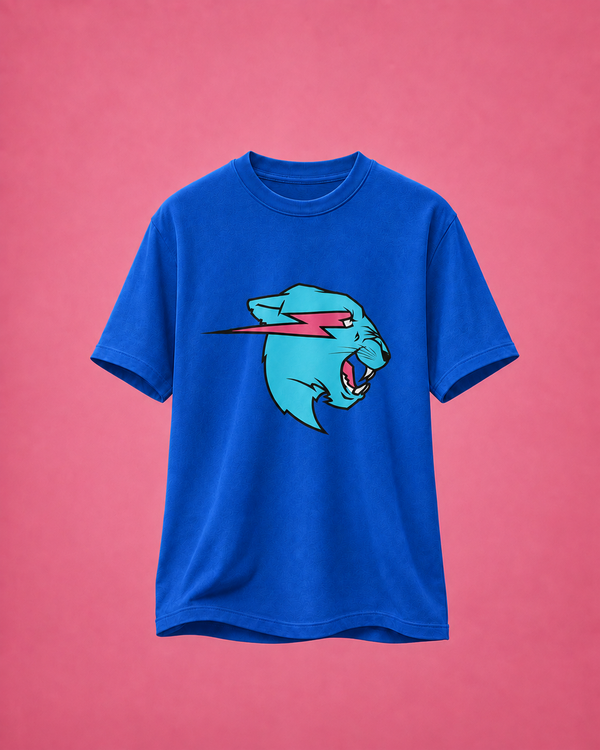 Mr Beast Neon Panther Tee