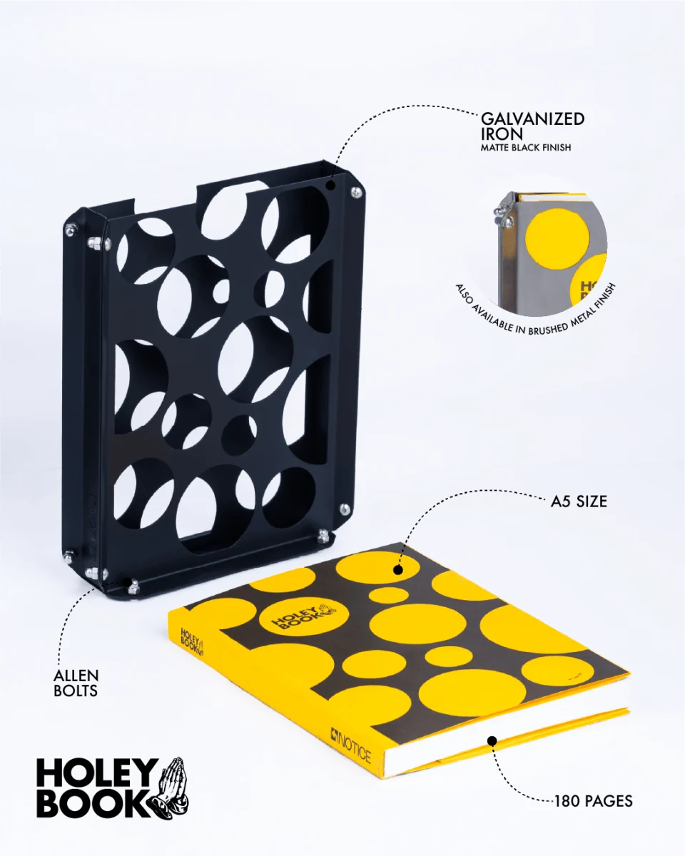 HOLEY BOOK - BLACK