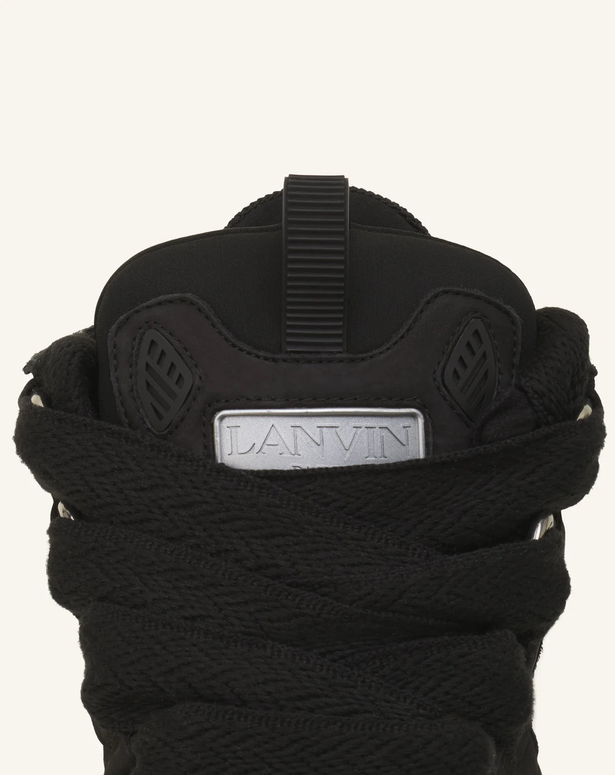 Curb Sneakers in Leather - Black/Black