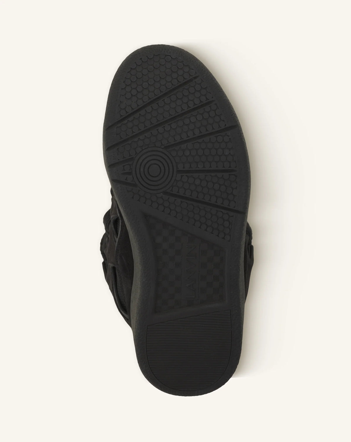 Curb Sneakers in Leather - Black/Black