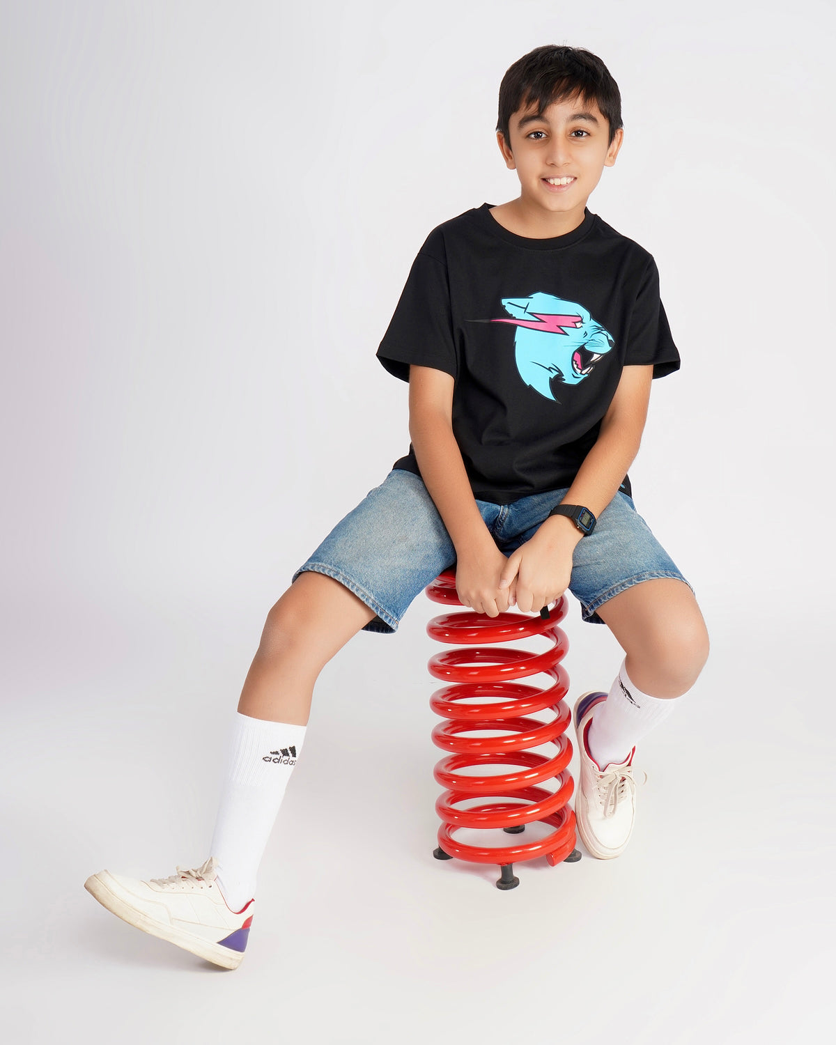 Kids - Neon Panther Tee