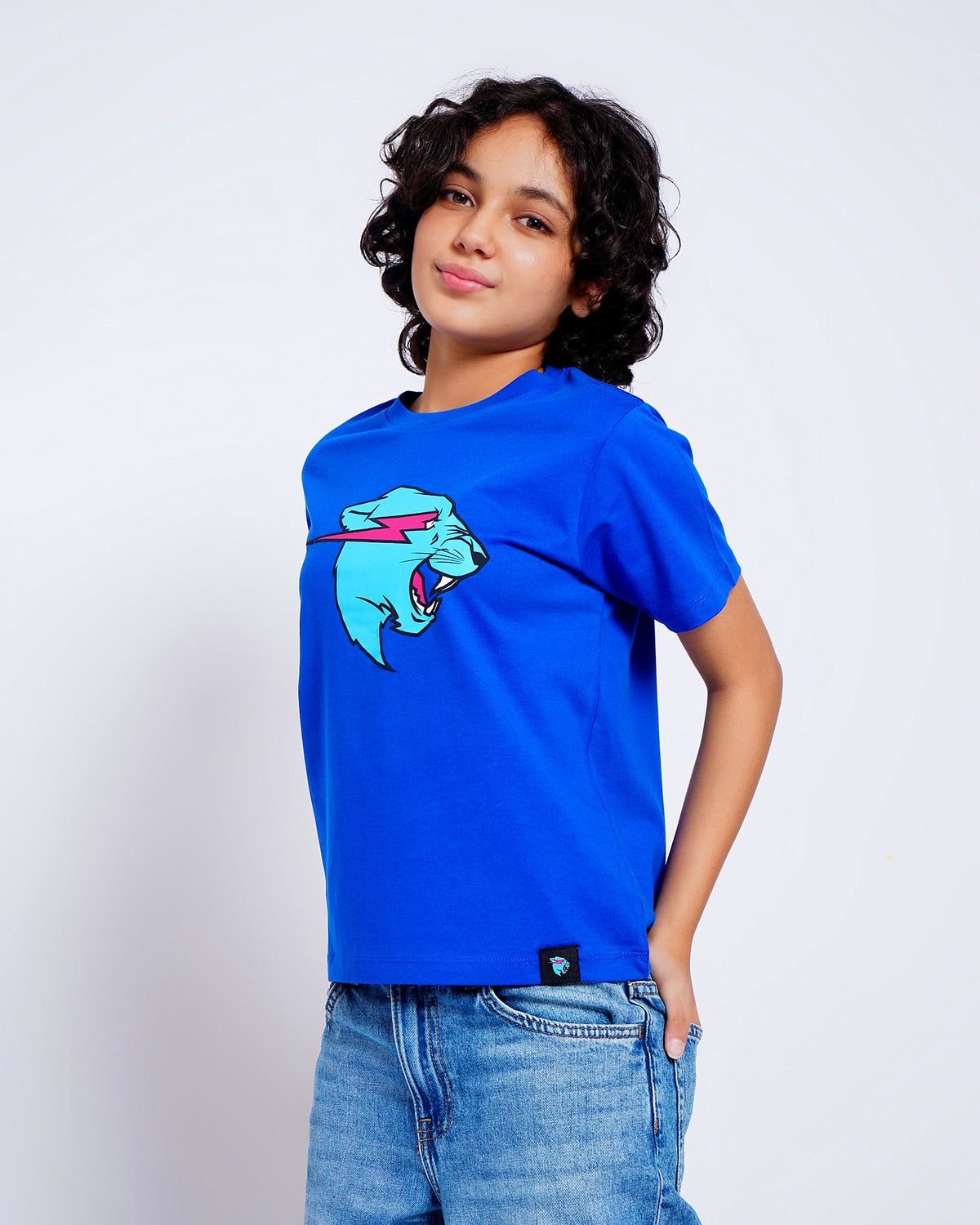 Kids - Neon Panther Tee