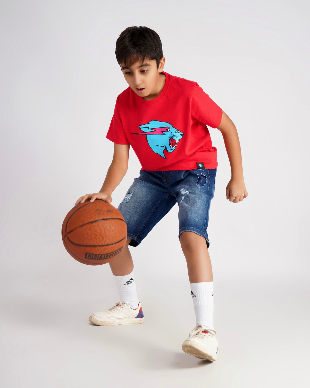 Kids - Neon Panther Tee