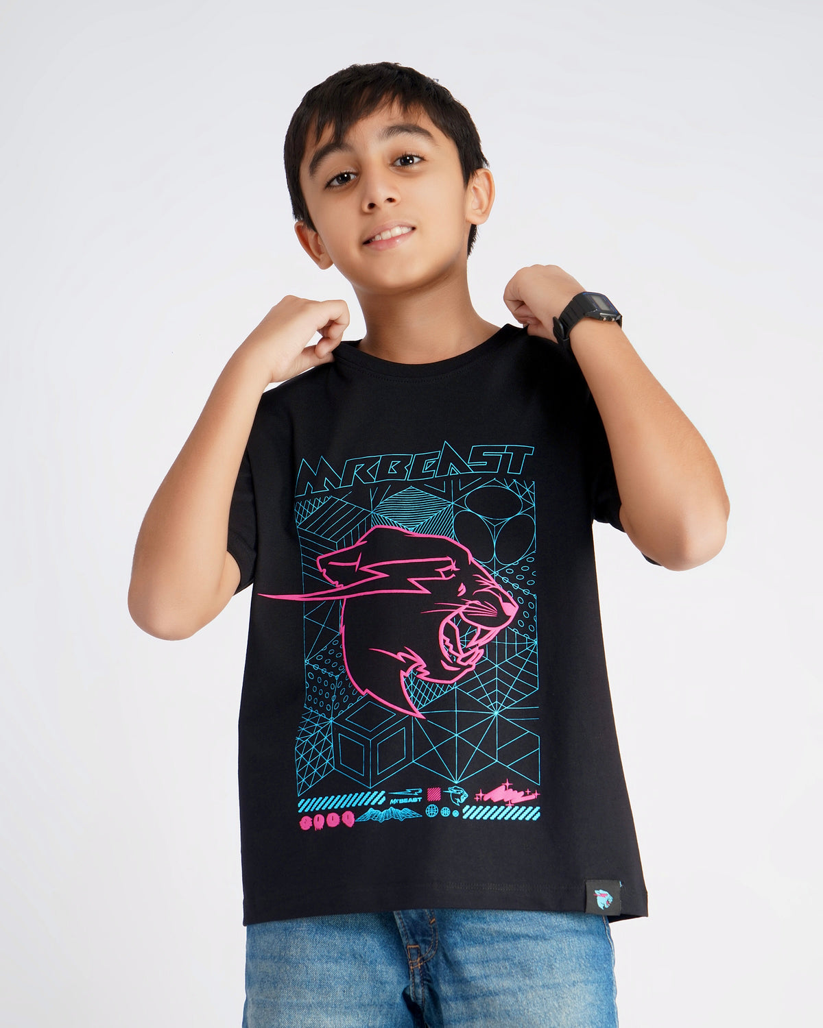 Kids - Cyber Grid Tee