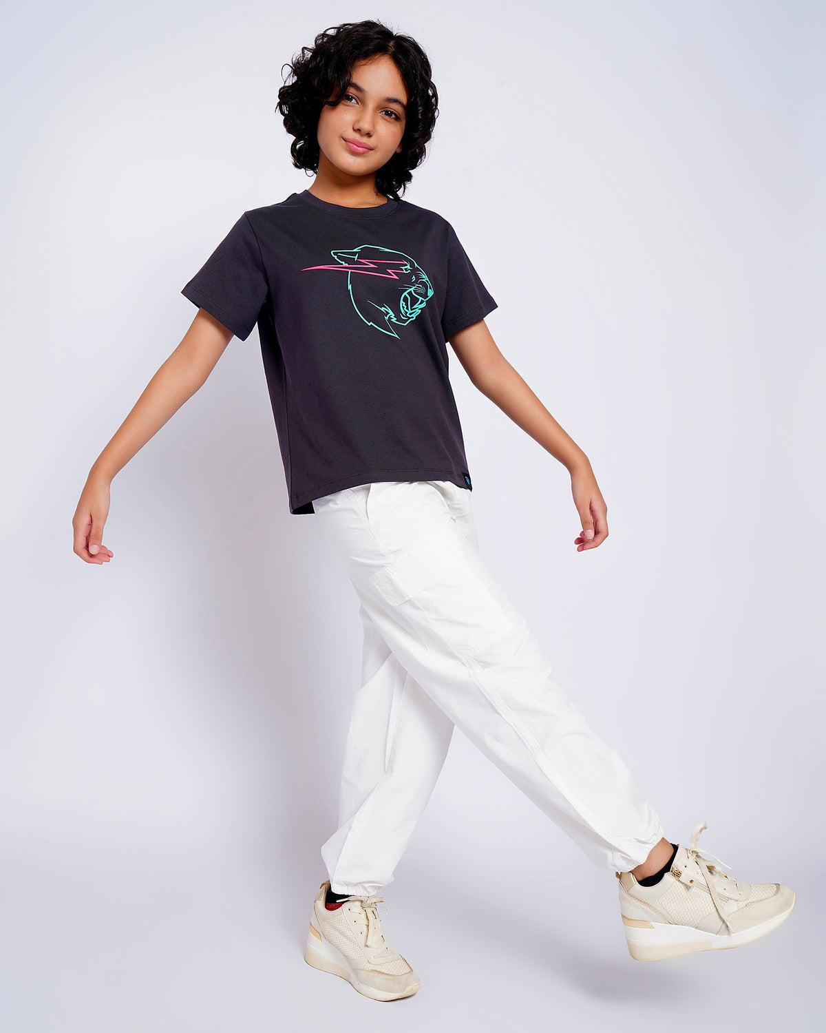 Kids - Glow Panther Tee