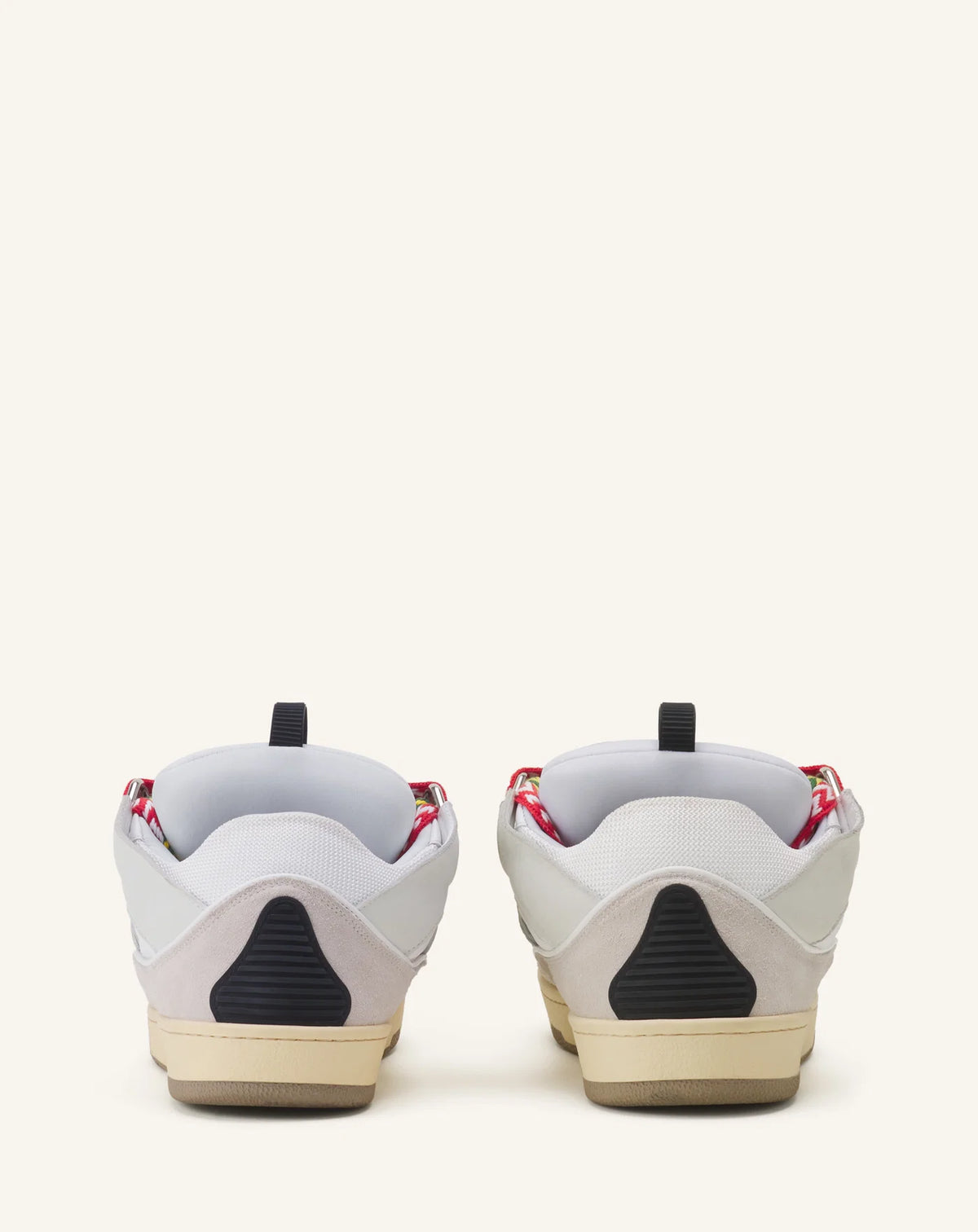 Curb Sneakers in Leather - White