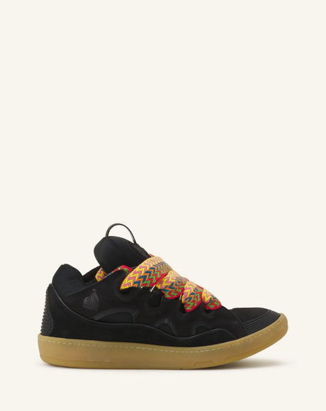 Curb Sneakers in Leather - Black