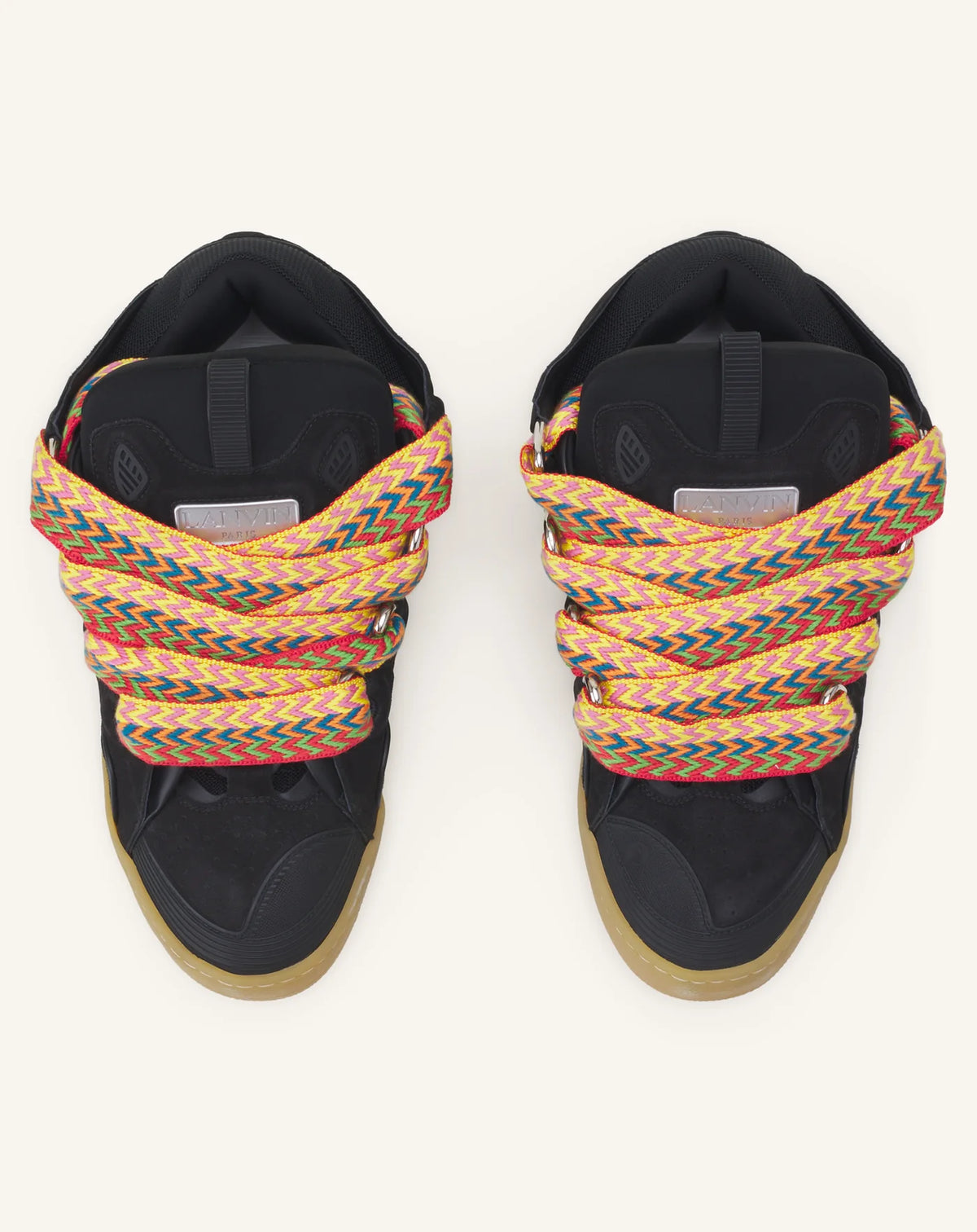 Curb Sneakers in Leather - Black