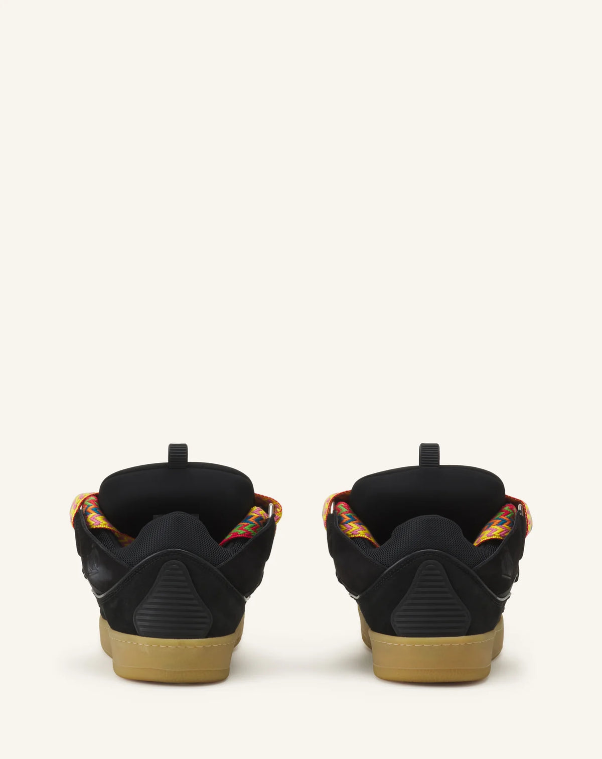 Curb Sneakers in Leather - Black