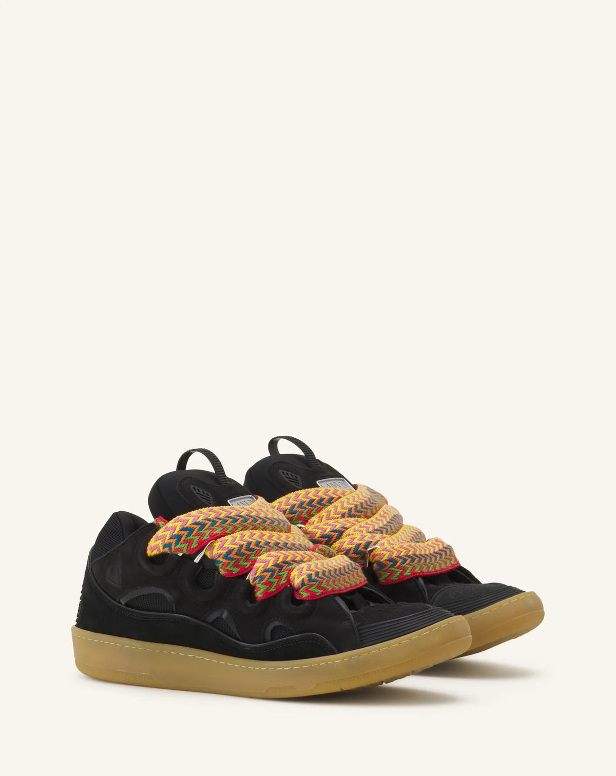 Curb Sneakers in Leather - Black