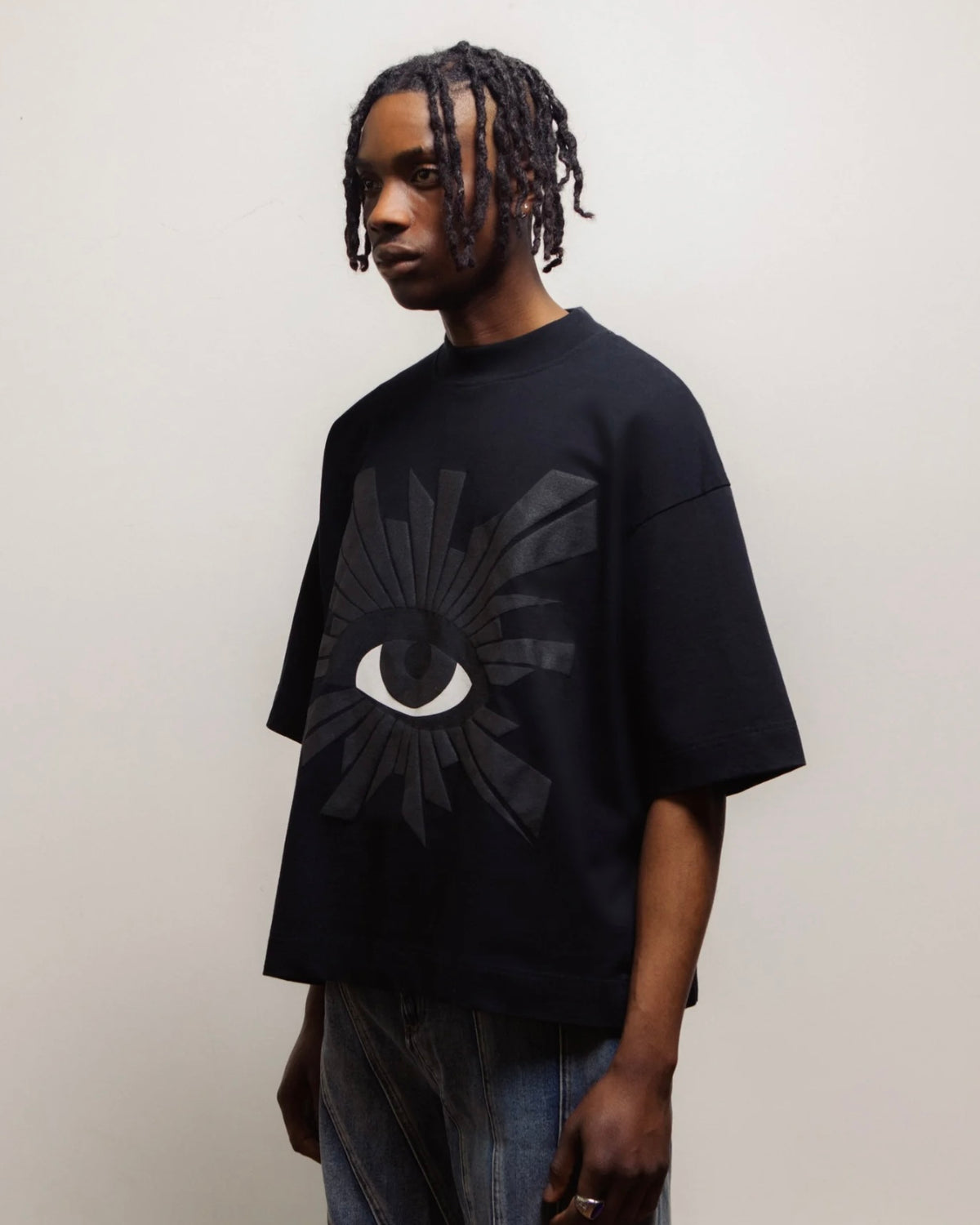All-Seeing Heavyweight Tee - Black