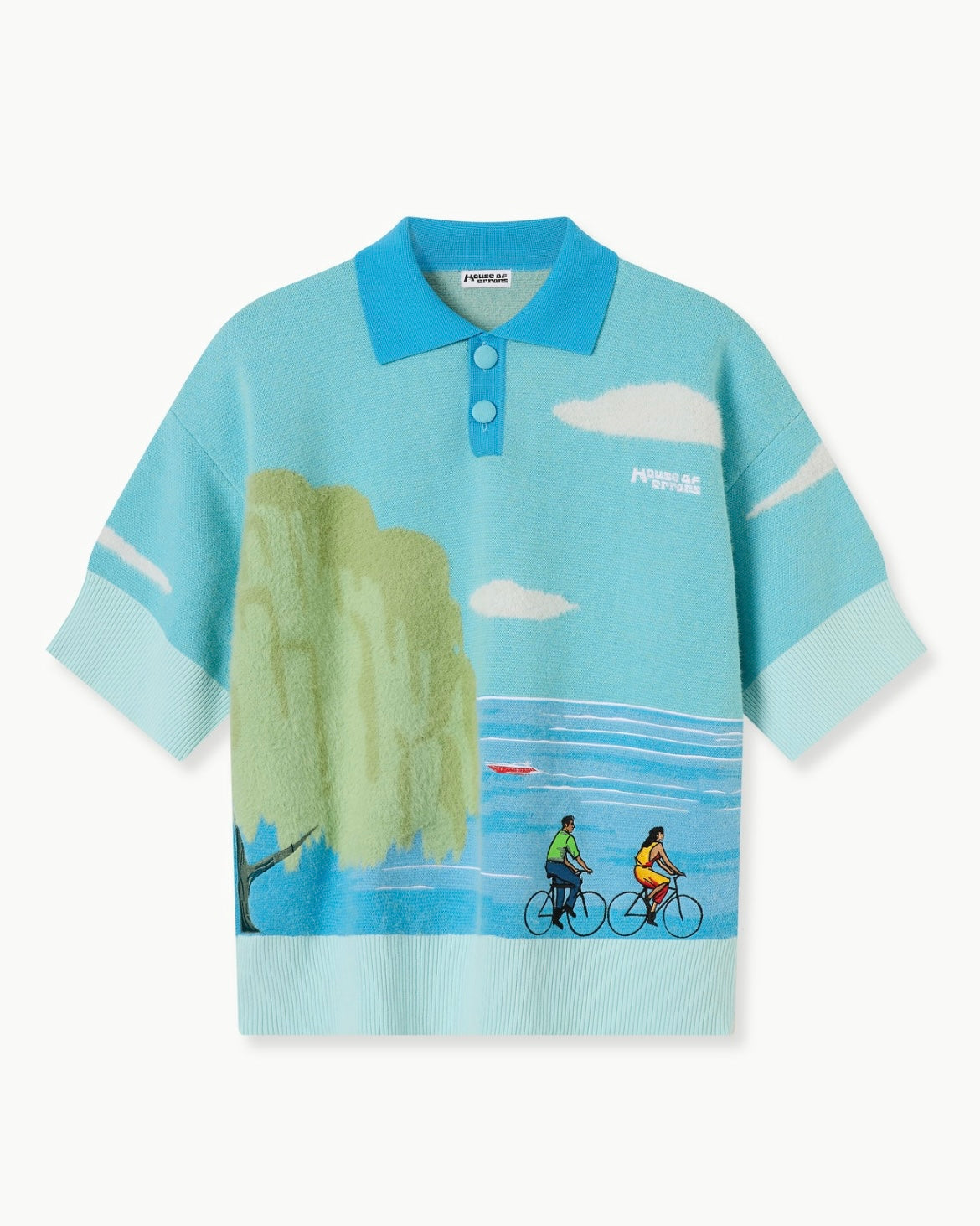Knitted Seaside Ride Polo