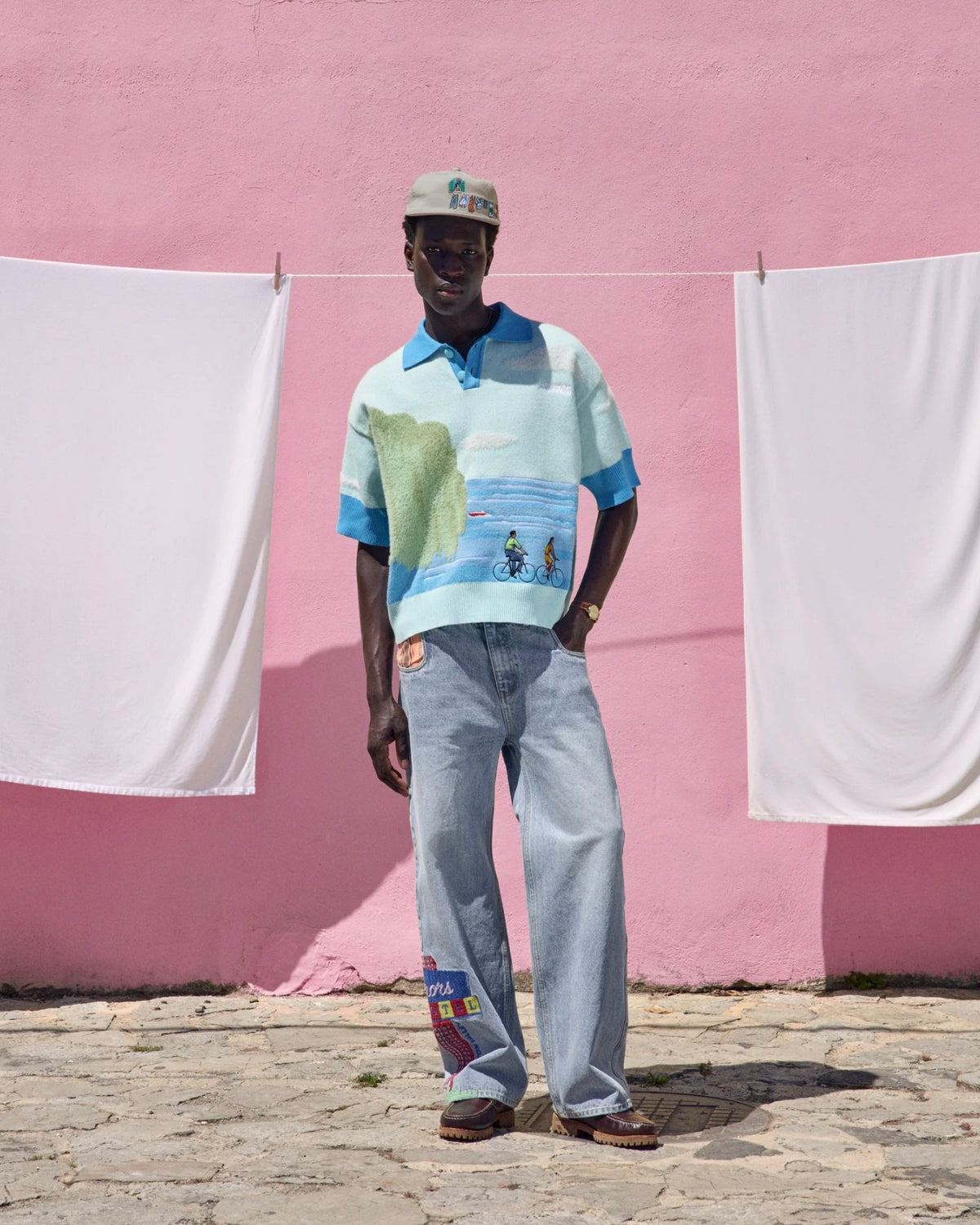 Knitted Seaside Ride Polo