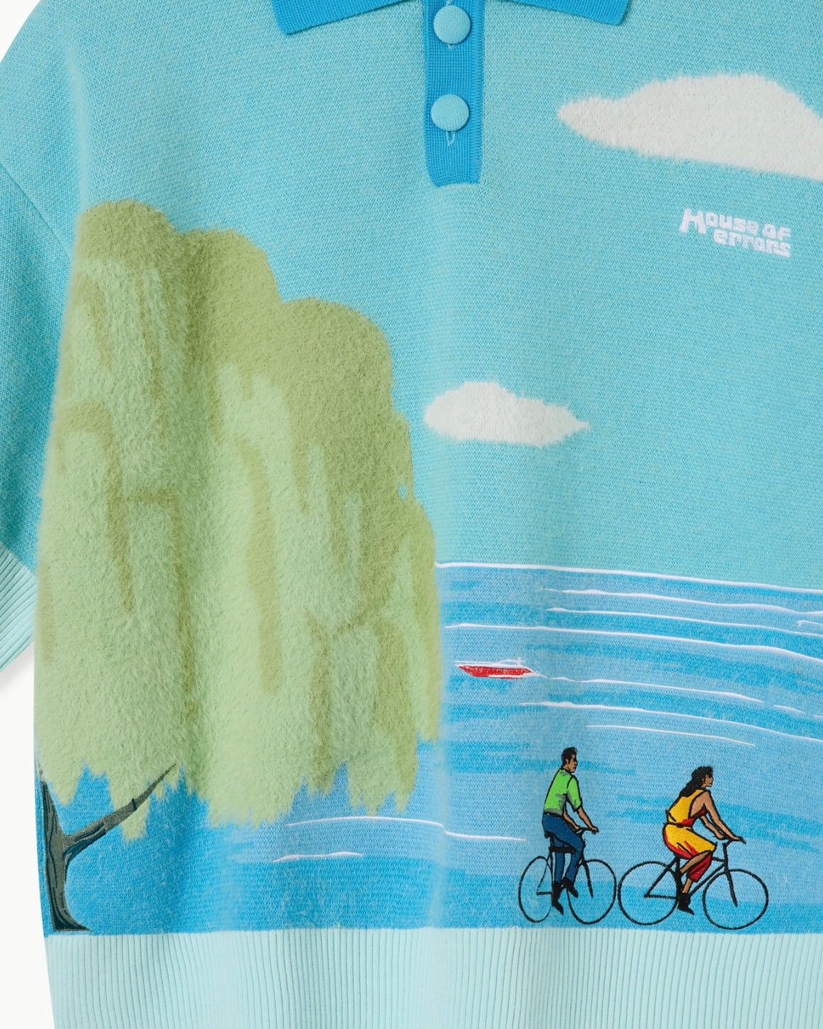 Knitted Seaside Ride Polo