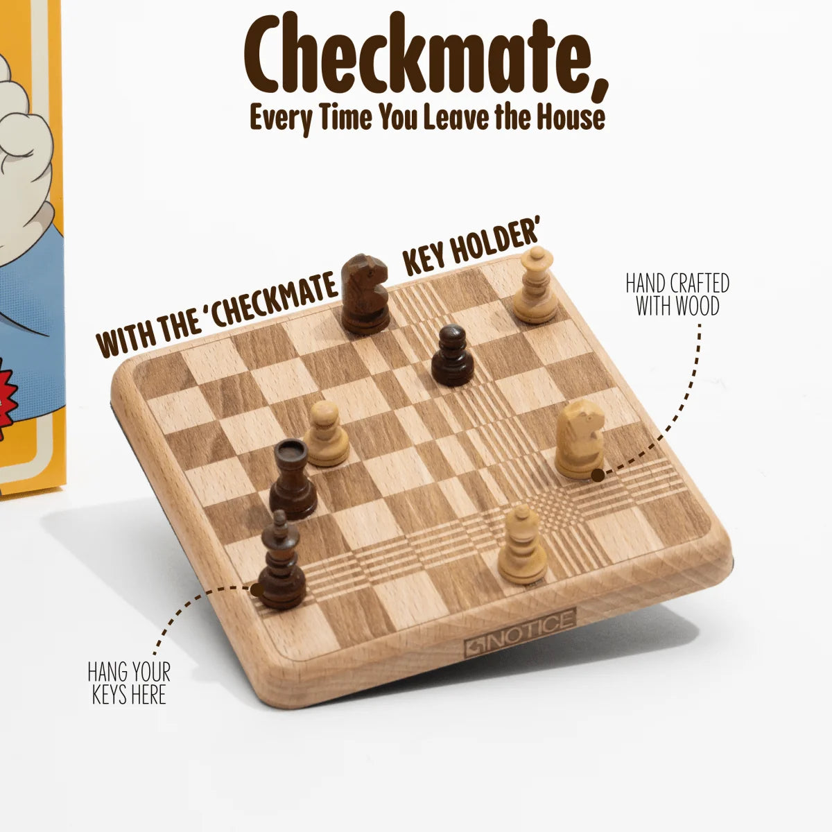 CHECKMATE - CHESSBOARD HANGER